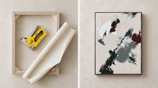 How to make your own canvas art: 4 simple steps to create beautiful art at home