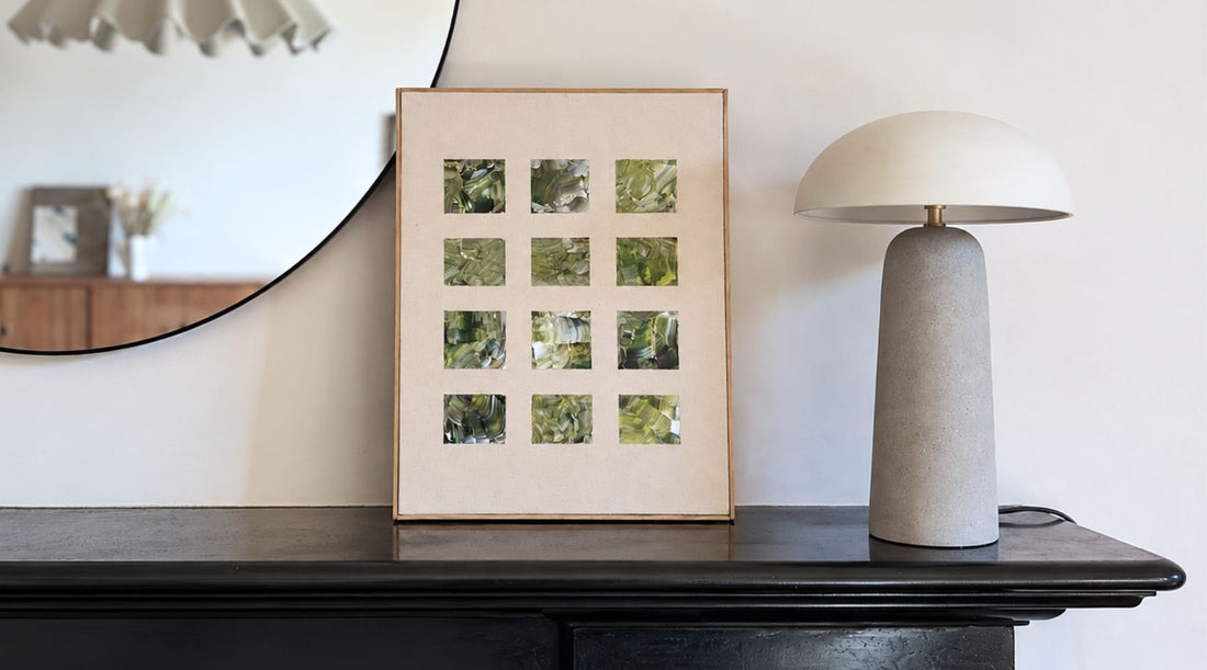 How to make textured canvas art with acrylic paint: 5 easy steps