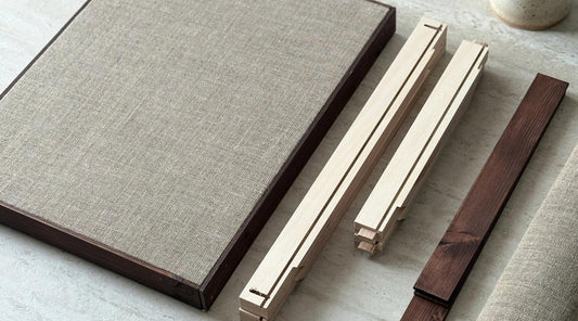 Blank linen canvas wall art: Why the unpainted look works