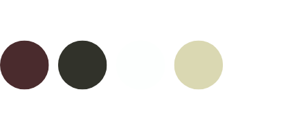 Rich red, dark green and cream colour palette included in Plan framed canvas art kit, showing paint colours for DIY abstract wall art at home.