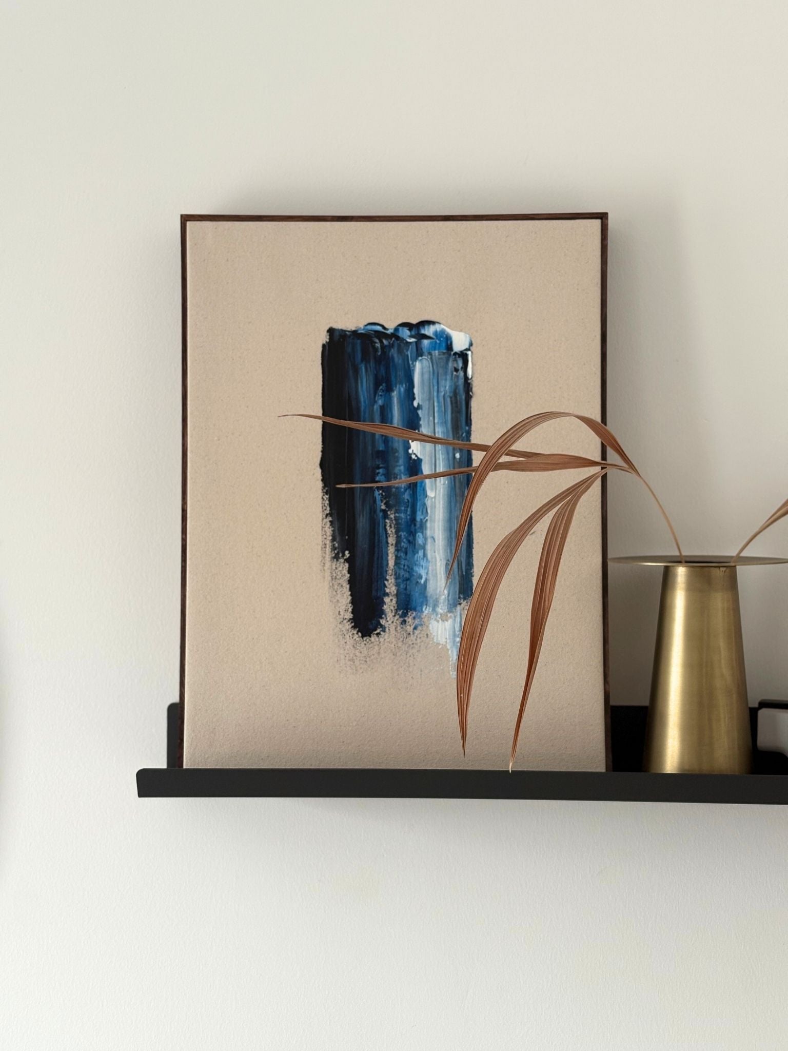 NAVY & BRIGHT FRAMED CANVAS ART KIT